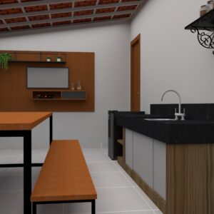Render final - área gourmet 3